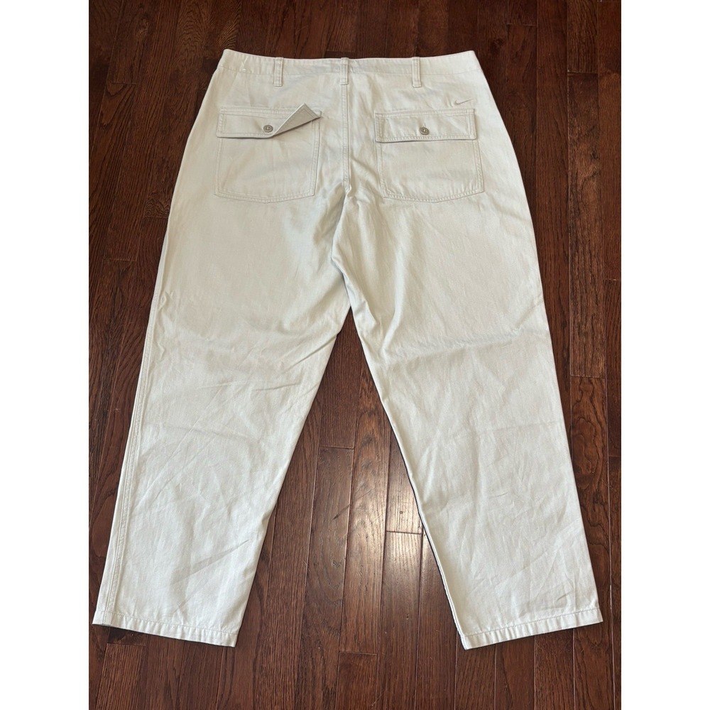 Nike Life Men's Fatigue Trousers Light‎ Orewood Brown FV5533-104 36 Baggy - Picture 10 of 10
